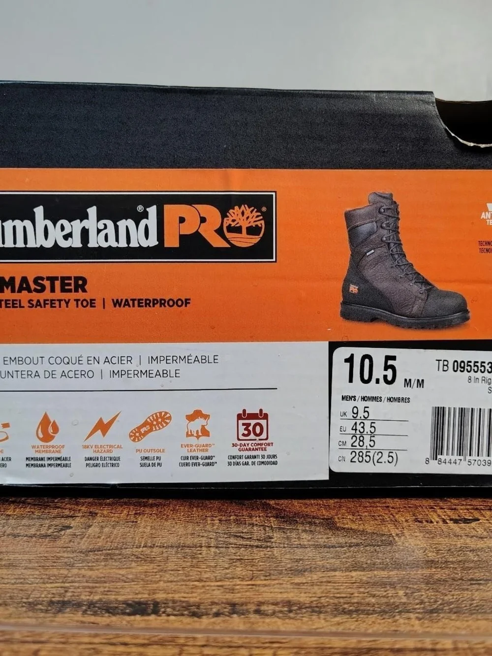 Timberland PRO Men's Waterproof Safety Boots Size 11